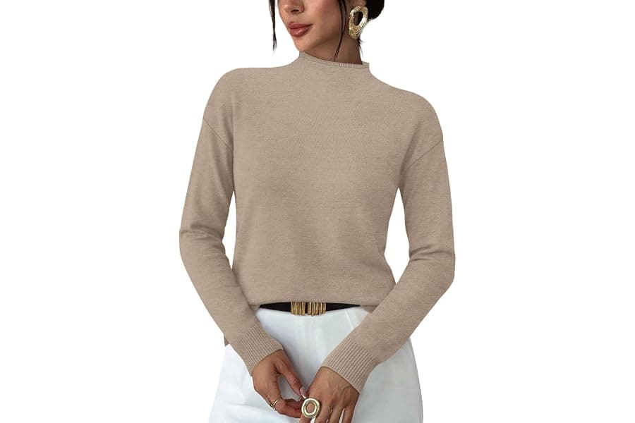 Mock Neck Sweaters for Fall and Winter