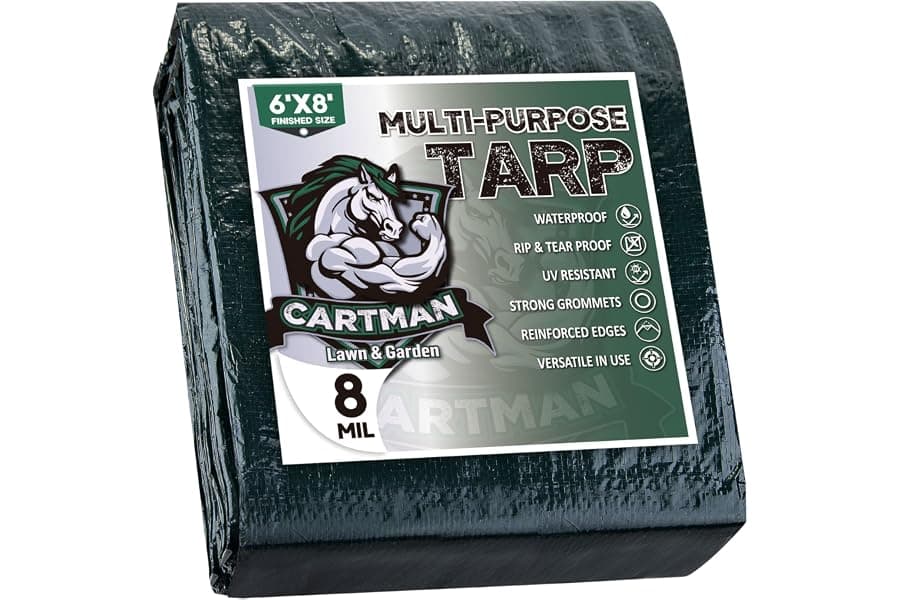 Best 6x8 Waterproof Tarp for Camping & Rain Shelter (2026)