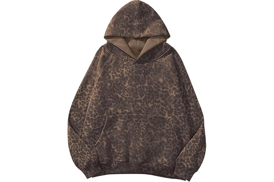 Comfortable Loose Fit Women's Fleece Hoodie with Kangaroo Pockets