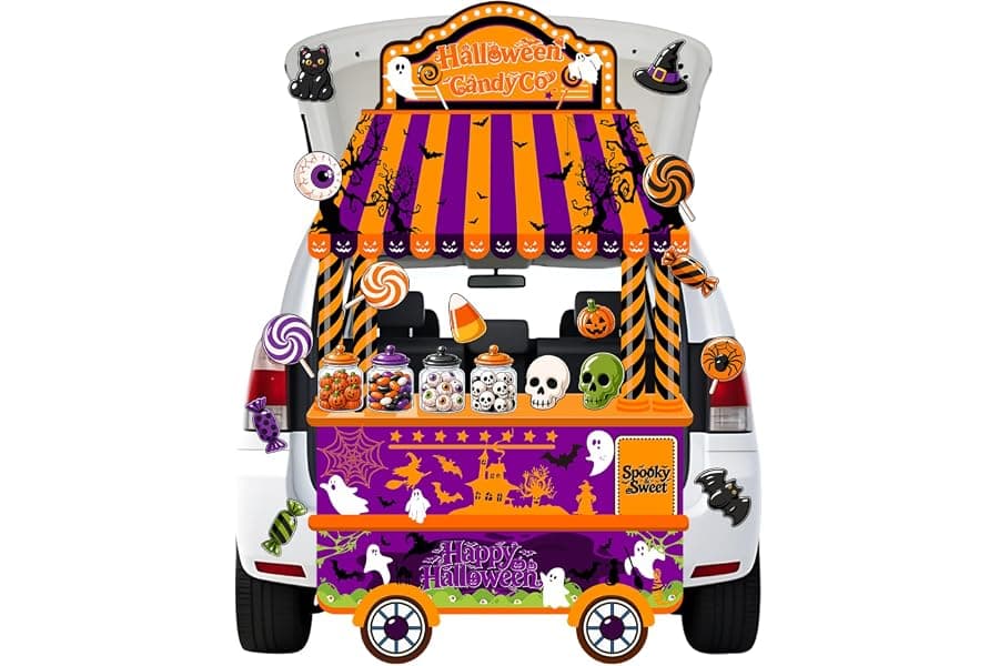 Halloween Trunk or Treat Car Decorations Kit
