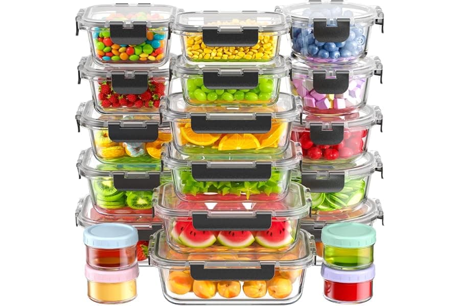 Best Glass Food Storage Containers for Meal Prep