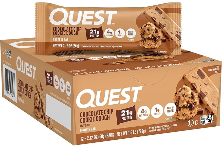 High-Protein Cookie Dough Bars for Keto Diets
