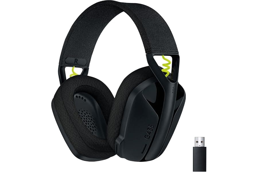 Lightweight Wireless Gaming Headset with 18h Battery