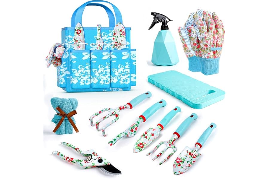 Women's Gardening Gift Set with Floral Tools