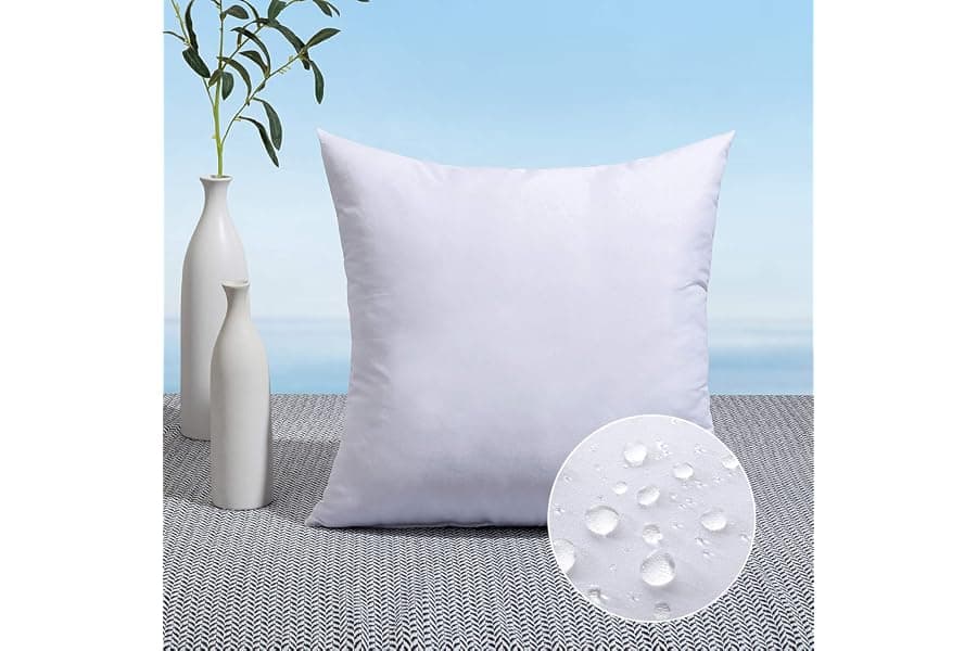 Best 12x12 Water-Resistant Pillow Inserts 2026