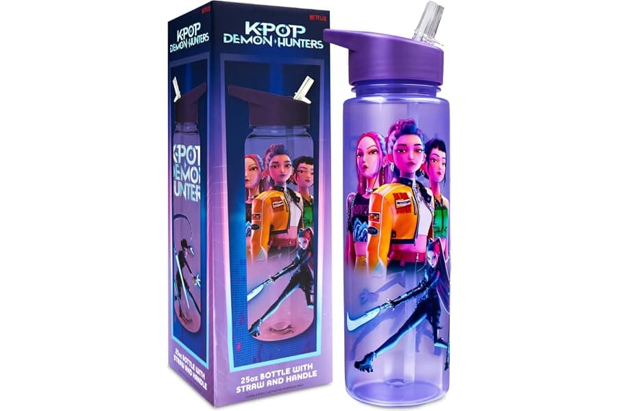 25oz Leak Proof Water Bottle with Straw Lid