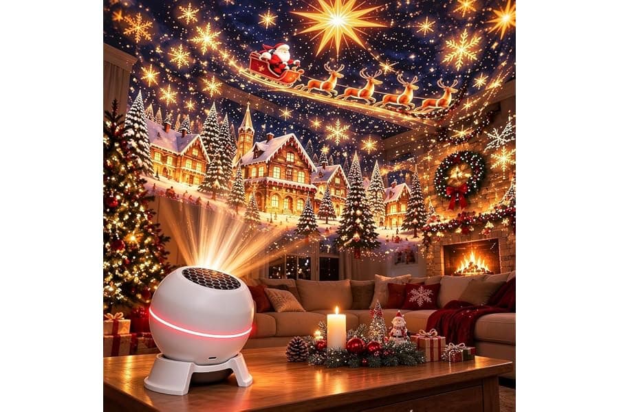 Christmas Projection Lights for Holiday Ambiance Indoors