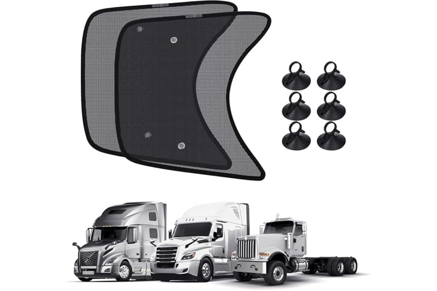 Best Semi Truck Window Shades for Heat & Privacy