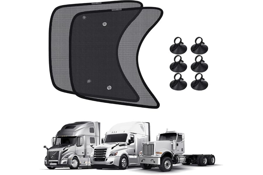 Best Semi Truck Window Shades for Heat & Privacy