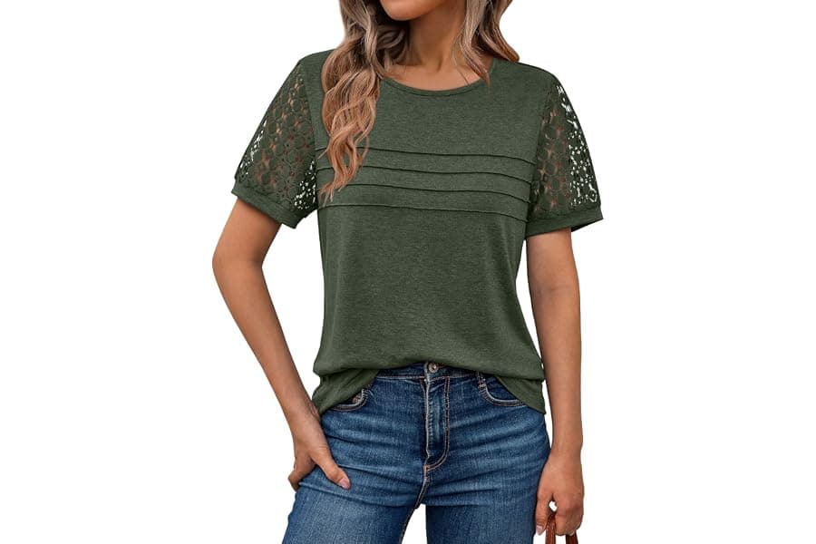 Best Dressy Lace Summer Short Sleeve Tops 2026