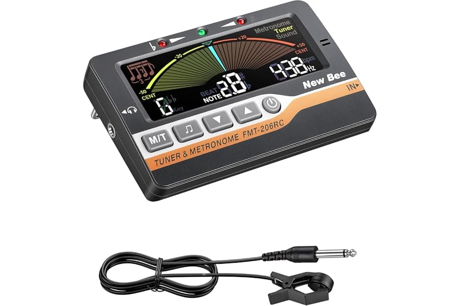 3-in-1 Digital Metronome Tuner for All Instruments