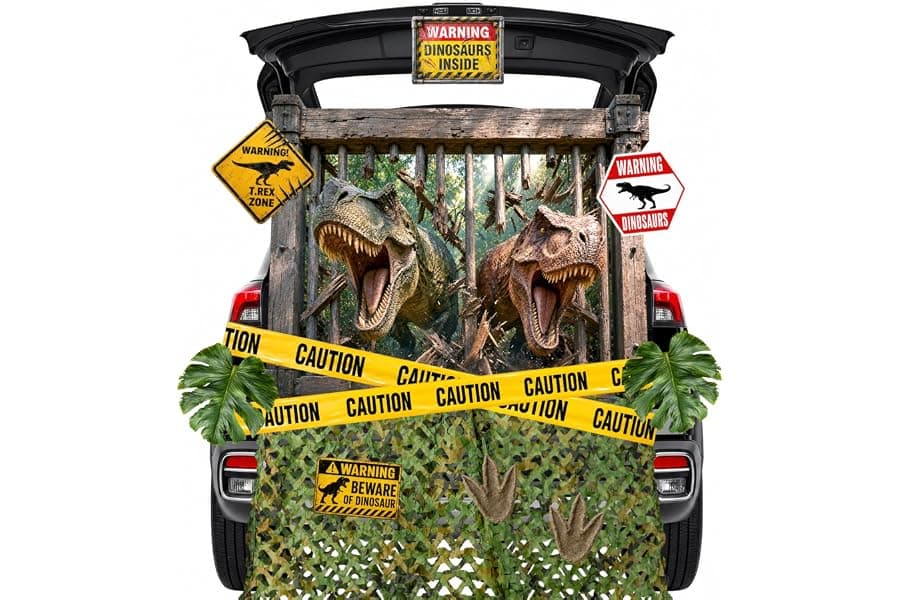 Best Dinosaur Car Decorations for Halloween Trunk or Treat