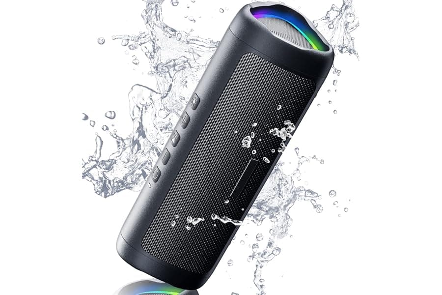 Portable Waterproof Bluetooth Speaker with 20H Battery