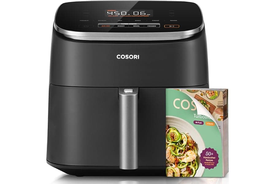 6 Qt 9-in-1 Air Fryer with PFAS-Free Ceramic Coating