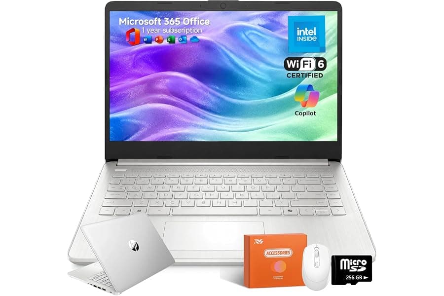 14-Inch Student Laptop with AI Copilot and Dual Storage