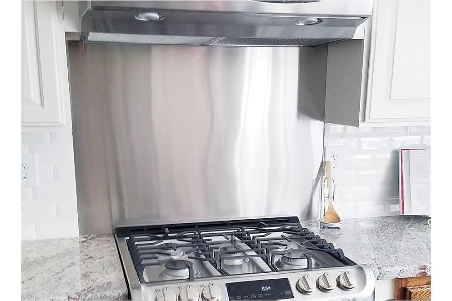 Stainless Steel Stove Backsplash Splatter Guard