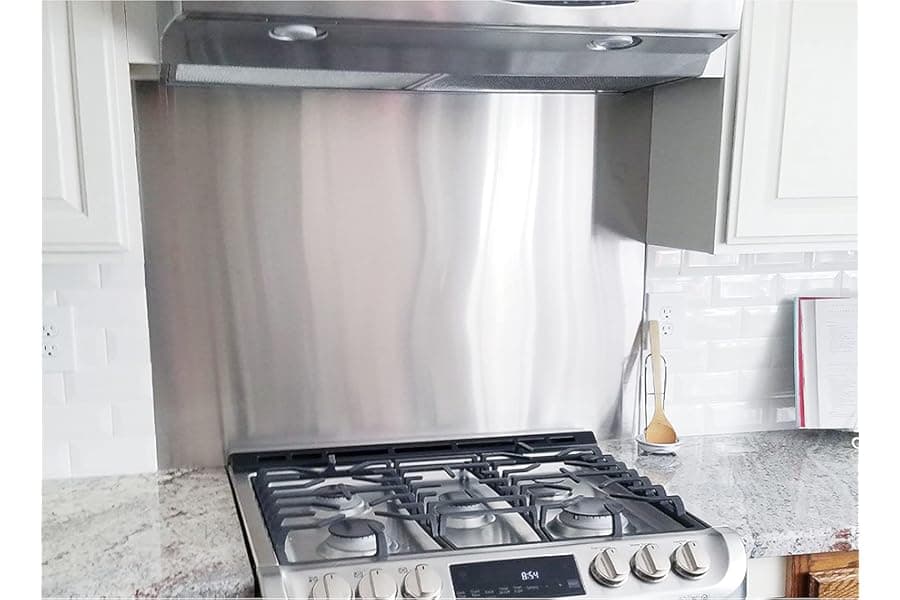 Stainless Steel Stove Backsplash Splatter Guard