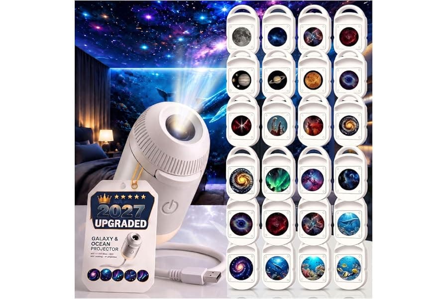Galaxy Projector Night Light for Bedroom Ceiling
