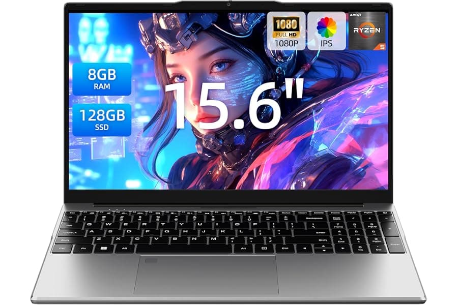Budget AMD Ryzen Laptop with 15.6 FHD Display