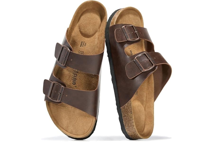 Best Leather Sandals for Men: Memory Foam Comfort