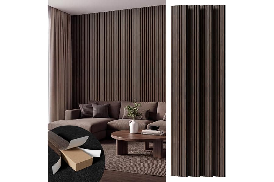 Wood Acoustic Wall Panels for Home Offices & Living Rooms