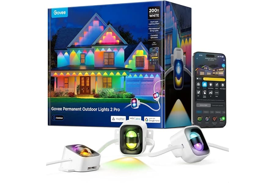 Smart Outdoor String Lights for Patios and Yards