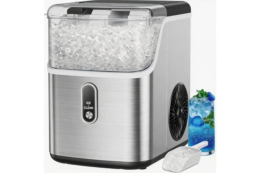 Chewable Pellet Ice Maker Countertop - 33lbs Daily