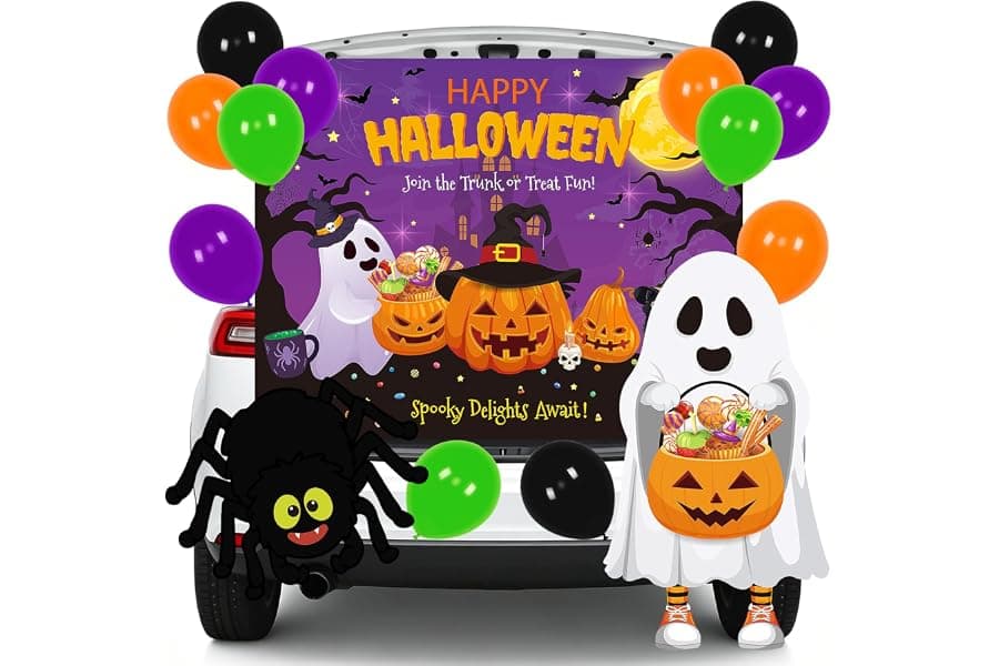 Halloween Trunk or Treat Car Decoration Kit