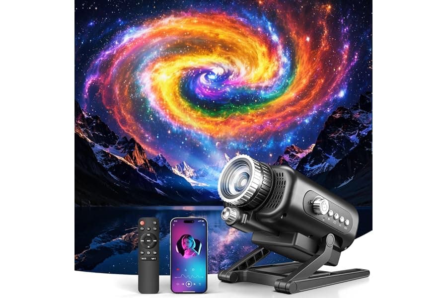 65-Scene Galaxy Projector with Bluetooth Speaker