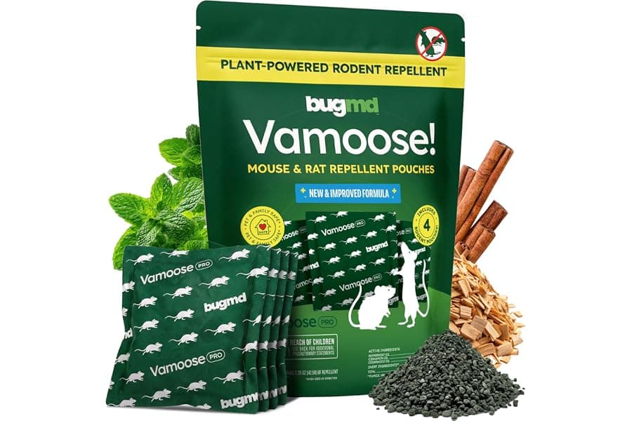 Rodent Repellent Pouches for Garage, RV, and Car Engine