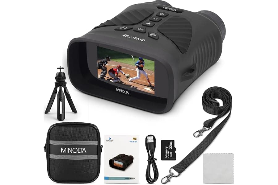 10x25 Night Vision Monocular with 4K Camera