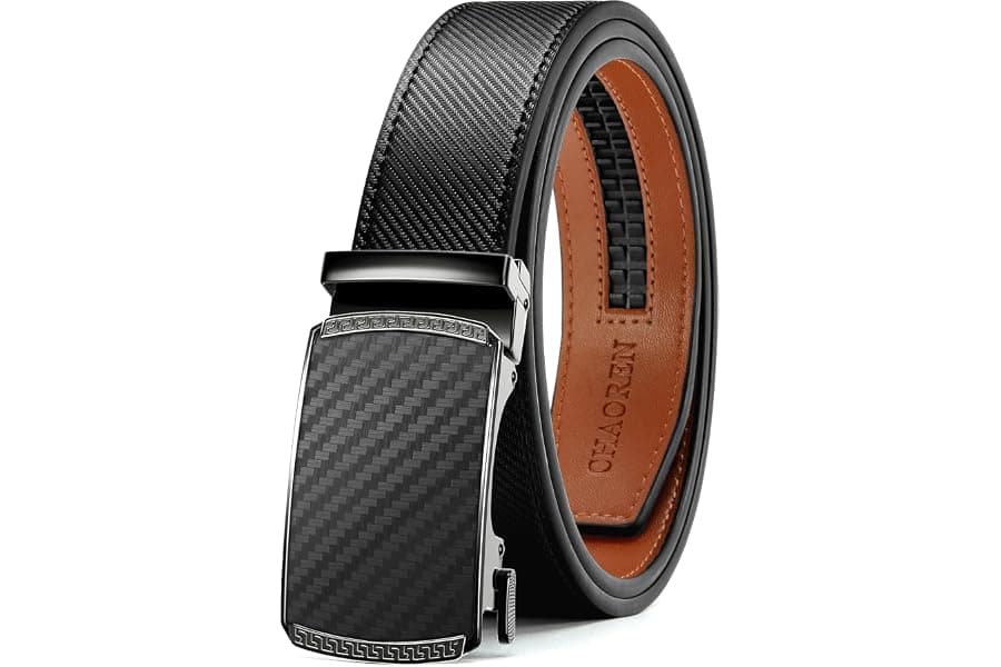 Adjustable Leather Ratchet Belt - Premium Fit & Style