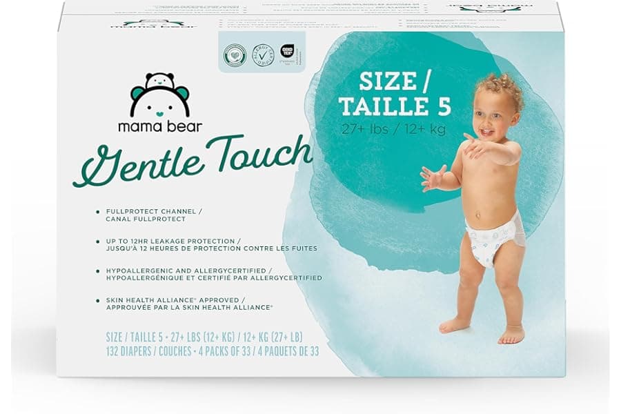 12-Hour Leak Protection Diapers for Toddlers