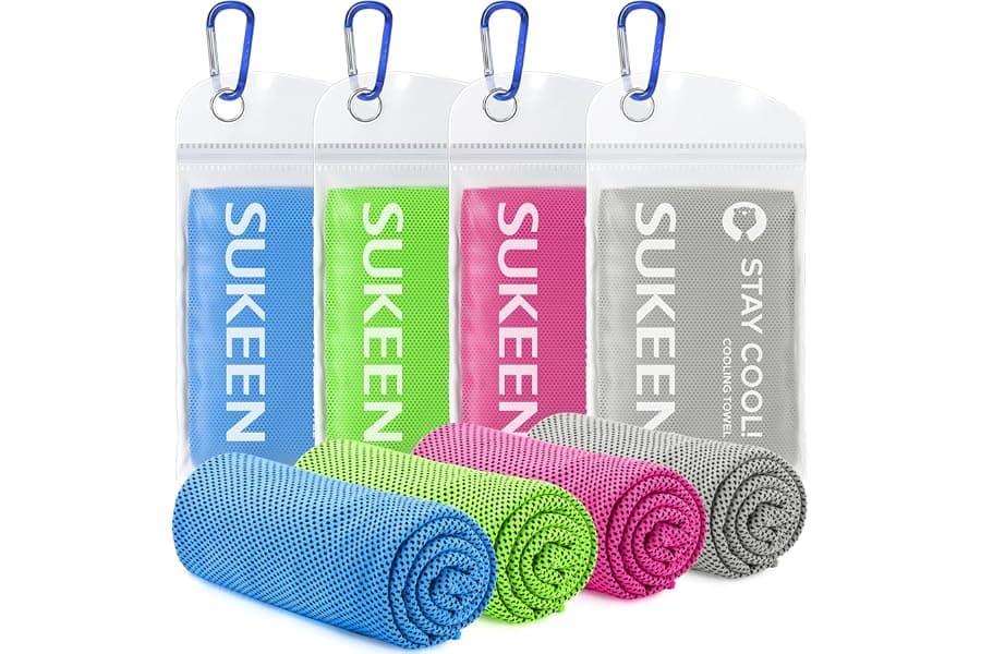 4 Pack Cooling Towels - Ice Neck Wraps