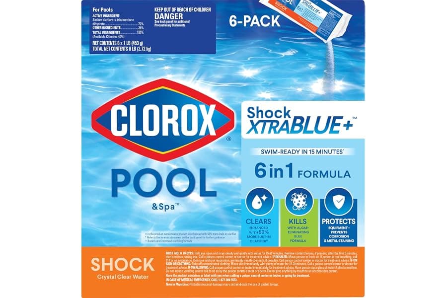 Pool Shock That Kills Bacteria and Algae in 15 Minutes