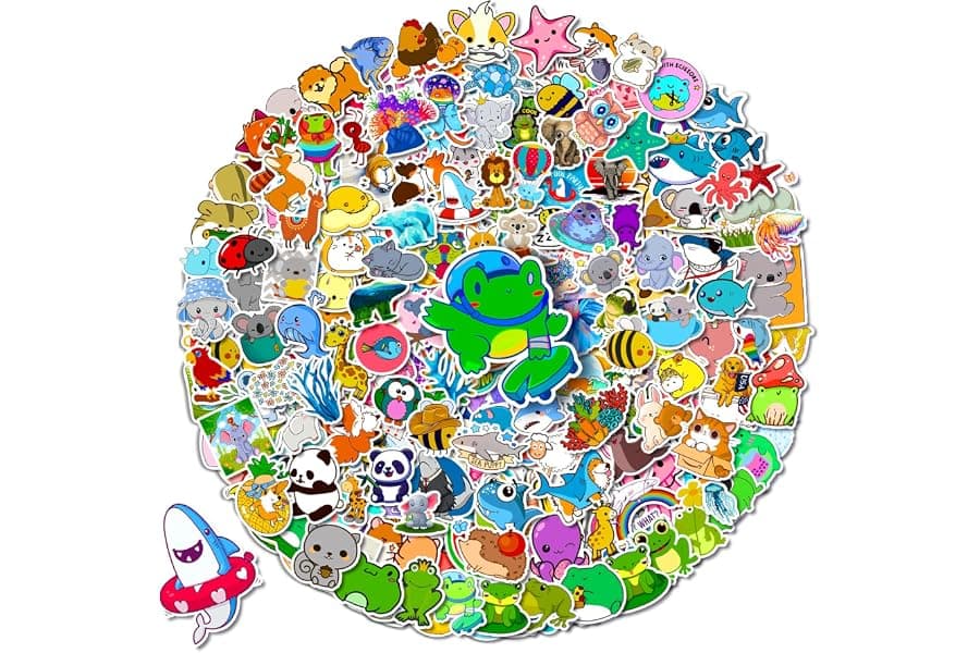 Best 400pc Cute Waterproof Animal Vinyl 2026