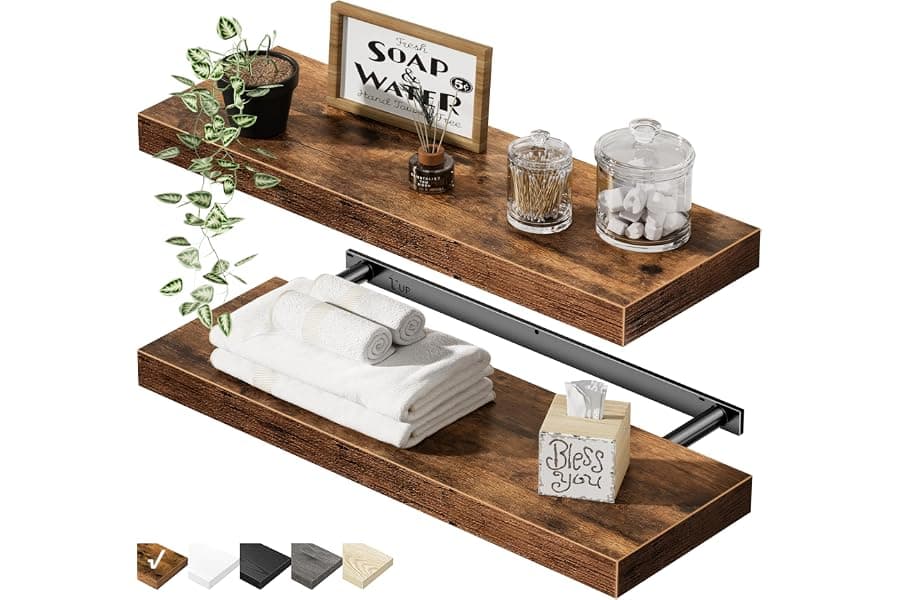 Best 15.7 Inch Floating Bathroom Wall Shelves 2026