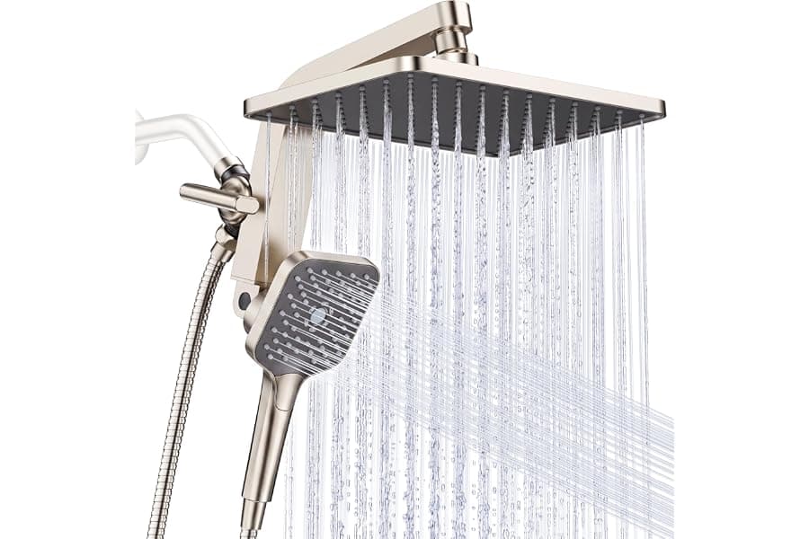 Rainfall Shower Head with Magnetic Docking System