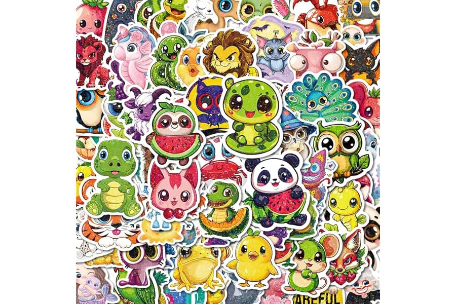 Best Cute Holographic Animal Stickers for Water Bottles 2026