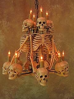 Skeleton Chandelier: Perfect Halloween Home Decor