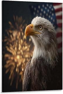 Patriotic Canvas Wall Art for Home Decor
