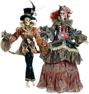 Skeleton Couple Decorations for Halloween Displays