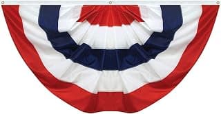 Patriotic Bunting Banner for Holiday & Outdoor Decor