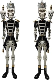 Skeleton Door Sentries for Halloween Decor