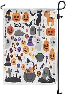 Halloween Pumpkin Garden Flag Outdoor Decor