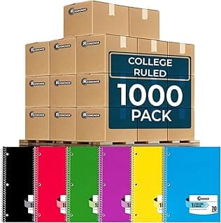 Bulk Spiral Notebooks for Schools and Offices