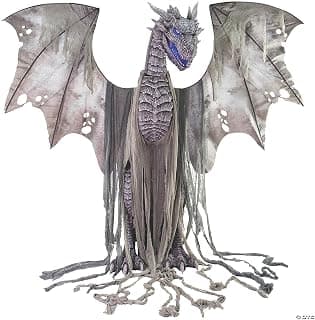 Animated Winter Dragon Yard Decoration