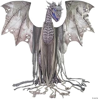 Animated Winter Dragon Yard Decoration