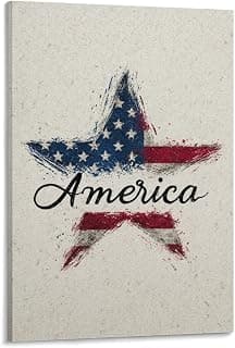 Patriotic Independence Day Canvas Wall Art