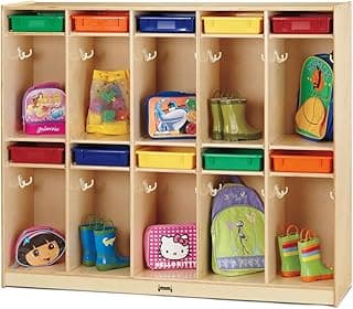 Clear Bin Storage Center for Home Organization
